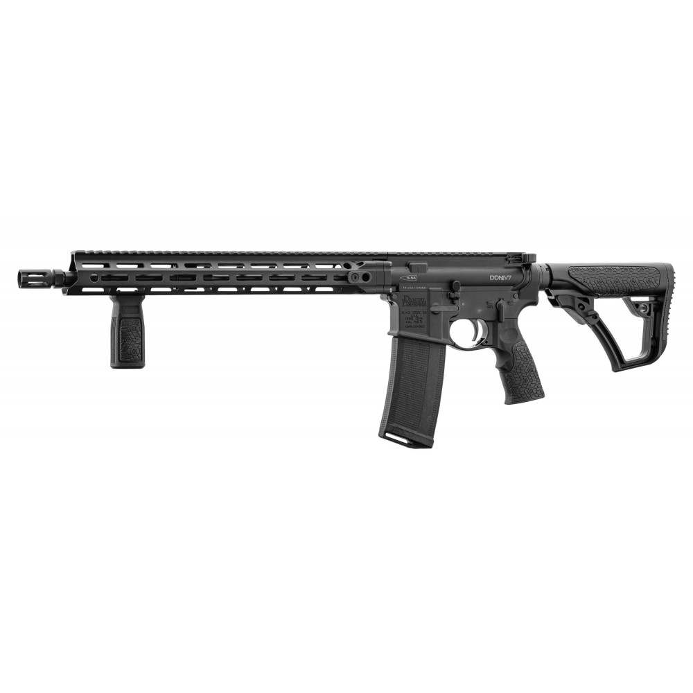 Carabine type AR15 DDM4 V7 noir canon 16 '' cal. 5.56 