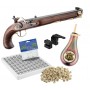 Pack Pistolet Kentucky à silex cal .45 + Accessoires 