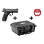 Pack Pistolet Mossberg MC2c  Striker Noir + mallette étanche + cordon de nettoyage *B* PACK MOSSBERG MC2 9X19 2 CH NOIR CORDON R