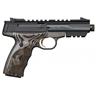 Pistolet de tir Browning Buck Mark Black Label .22 LR Canon fileté 