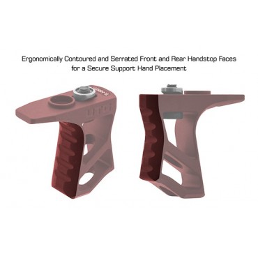 Handstop Grip Aluminium Keymod ROUGE 