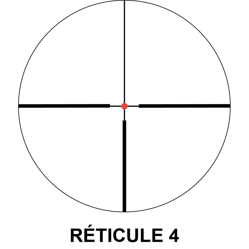 Lunette de visée Nikko Stirling 3-12 x 62 Ret. 4 Lumineux